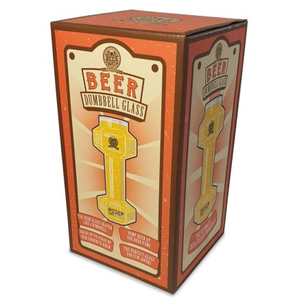 Dumbbell Beer Glass