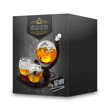 Deluxe - Globe Decanter Set