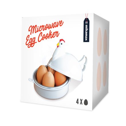 Microwave 4 Eggs Boiler Cooker