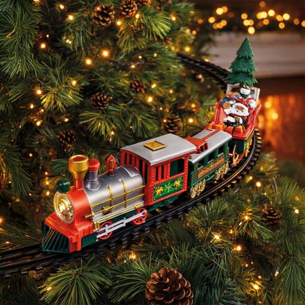 Christmas Tree Train Set