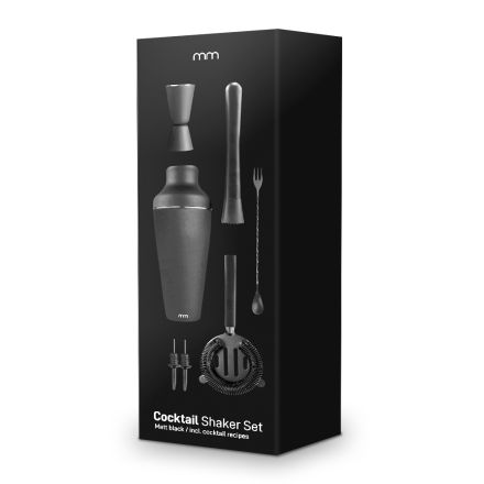 mm - Cocktail Shaker Set - Matt Black