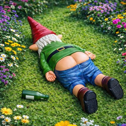 Drunken Gnome Passed Out