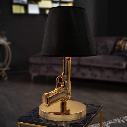 Golden Gun Lamp