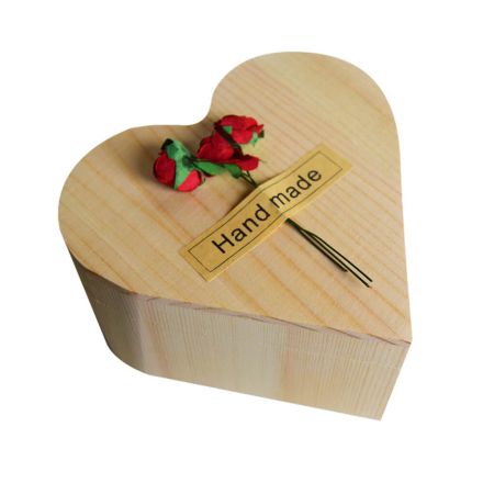 Red Rose Heart Box