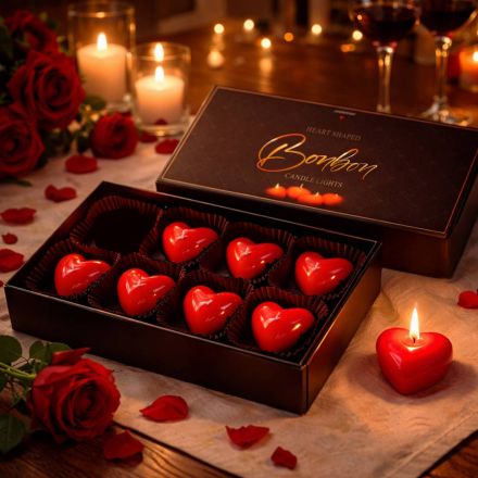 Heart-shaped Bonbon Candle Lights