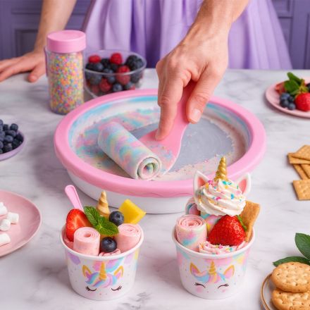 Rolling Ice Cream Pan