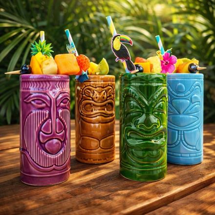 Tiki Mug Set