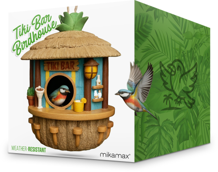 Tiki Bar Birdhouse