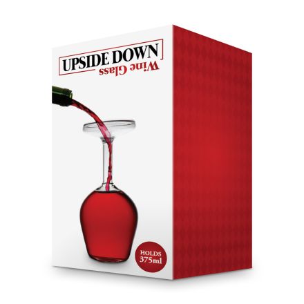 Upside Down Wine Glass